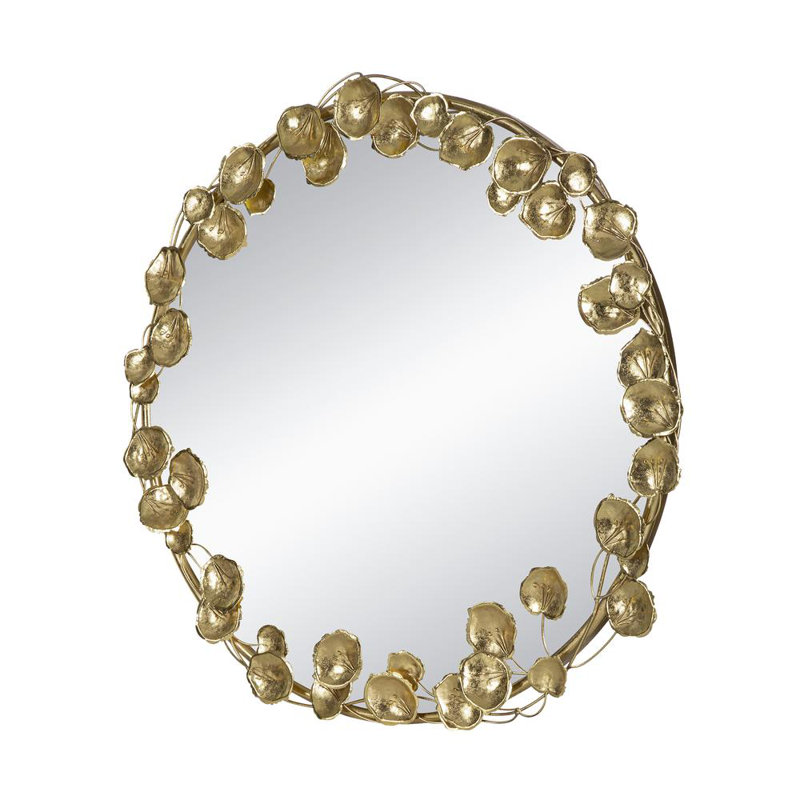 Round Wall Mirror (Gold)