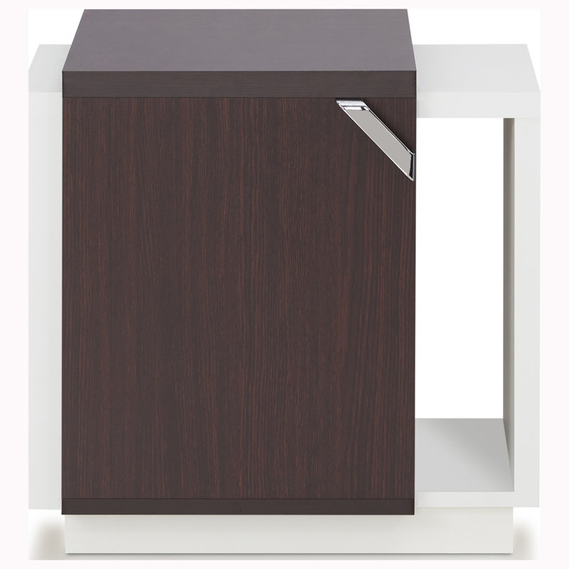 Block End Table, Walnut