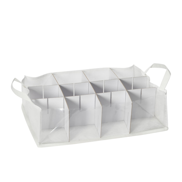 The Holiday Aisle® 10 H x 18.62 W x 13.5 D Christmas Ornament Storage