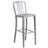 Drumfane 30'' Round Metal Indoor-Outdoor Bar Table Set with 2 Vertical Slat Back Stools-33651161-68072877