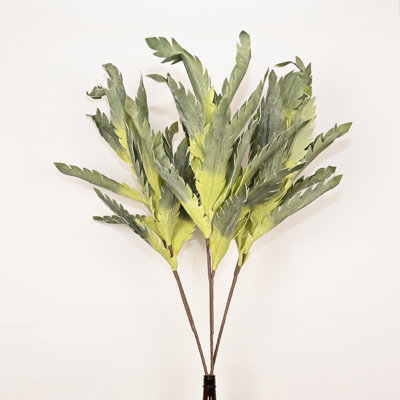 48 "branche artificielle de feuille de fougère pour le remplissage de vase, bouquet en vrac de long feuillage de ferme pour la décoration de table de centre de table de bureau à domicile de mariage