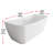 Dezra 59'' x 30.7'' Soaking Bathtub-12152654