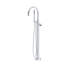 Eclissi Single Hole Floor Mount Tub Filler Trim with C-Spout-711099218