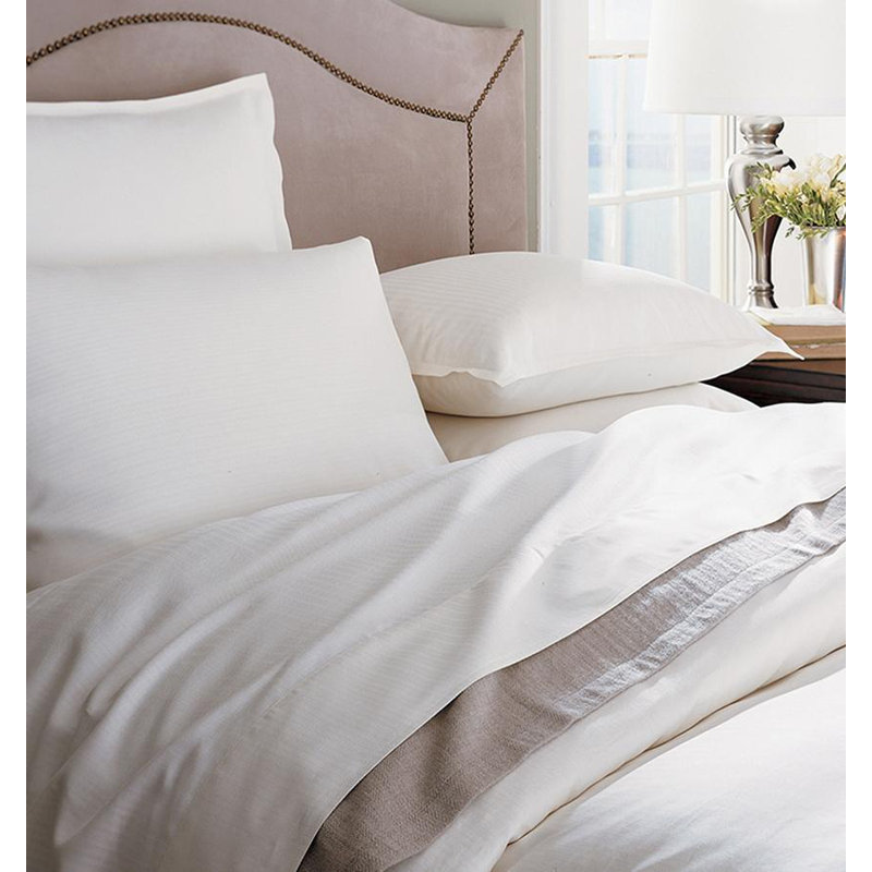 Tesoro Percale Fitted Sheet, King, White