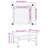 Vidaxl Washing Machine Pedestal With Pull-Out Shelf White