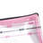 Hello Kitty Slim 2 Pcs Nested Cute Makeup Pouch Set, Water Resistant Zippered Travel Cosmetic