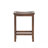Outdoor Acacia Wood Counter Height Barstool, Set Of 2, Mahogany Brown Finish
