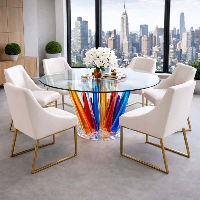 Starburst Acrylic Dining Table Colors