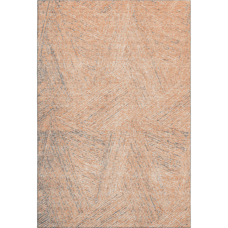 Premium Machine Washable Finchley AMF991 Lines Rug, Rectangle 3' x 5'