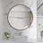 Willmetta Metal Flat Wall Mirror