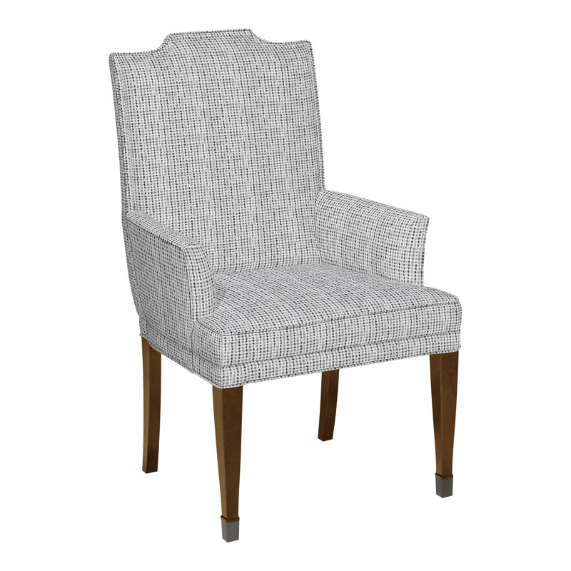 Travis By Michael Weiss Upholstered Arm Chair, Tommy Flax, Hampton, No
