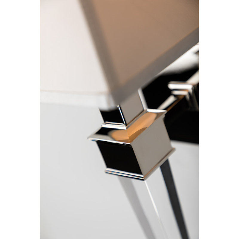 Ruskin 1 - Light Wallchiere, Polished Nickel