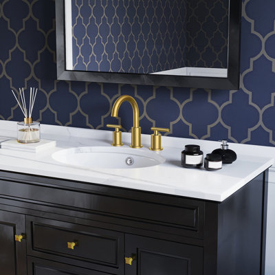 Celestine Widespread Bathroom Faucet with Drain