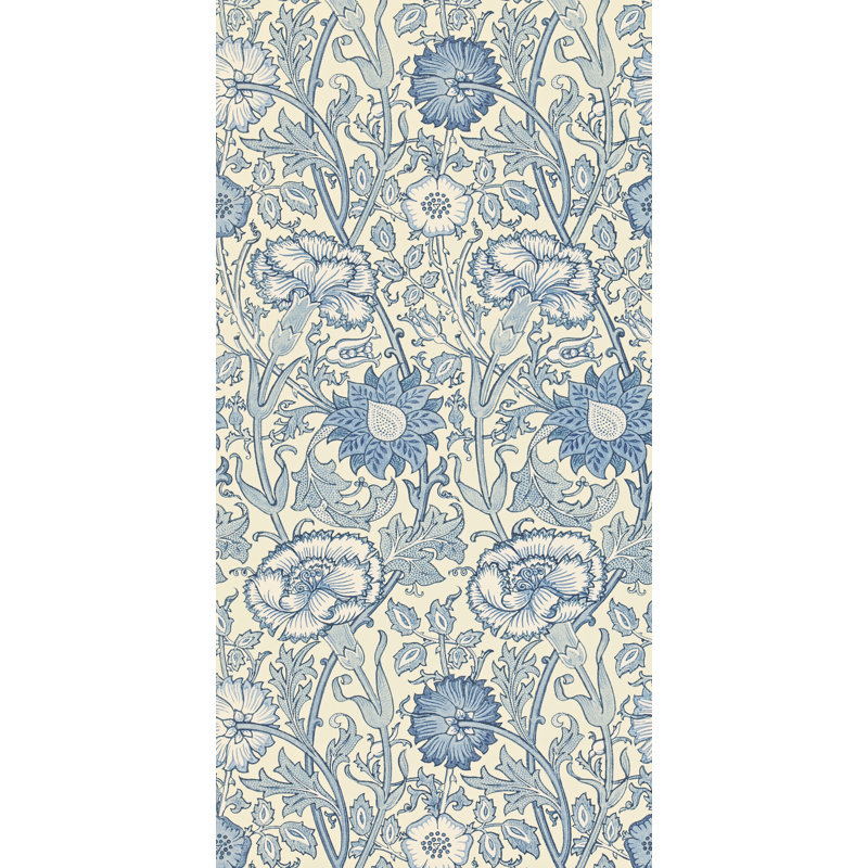 Pink & Rose Wallpaper, Indigo