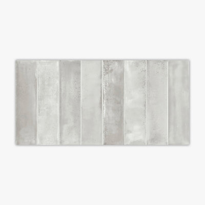 Living White Glossy 12x24 Porcelain Tile