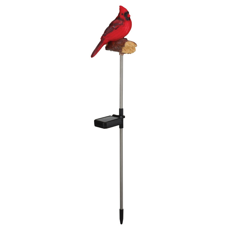 Piquet de jardin solaire et sonore 27 po Songbird, Cardinal