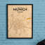 Munich City Map - No Frame Print-1498298081
