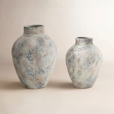 15.2'' Handmade Stoneware Table Vase