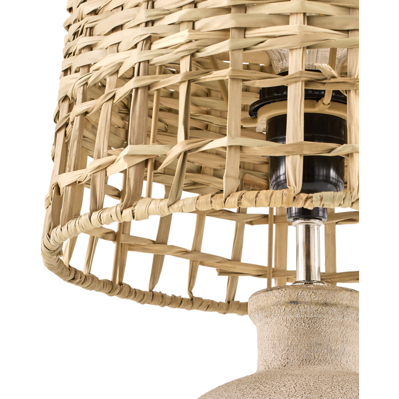 Lampe de table Benne, Crème, crème