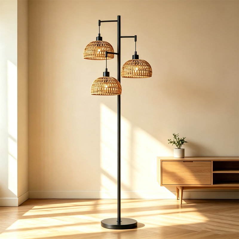 Lampe sur pied 65 po Boho
