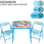 Cocomelon 3 Piece Children's Activity Square Table And 2 Folding Chairs Set