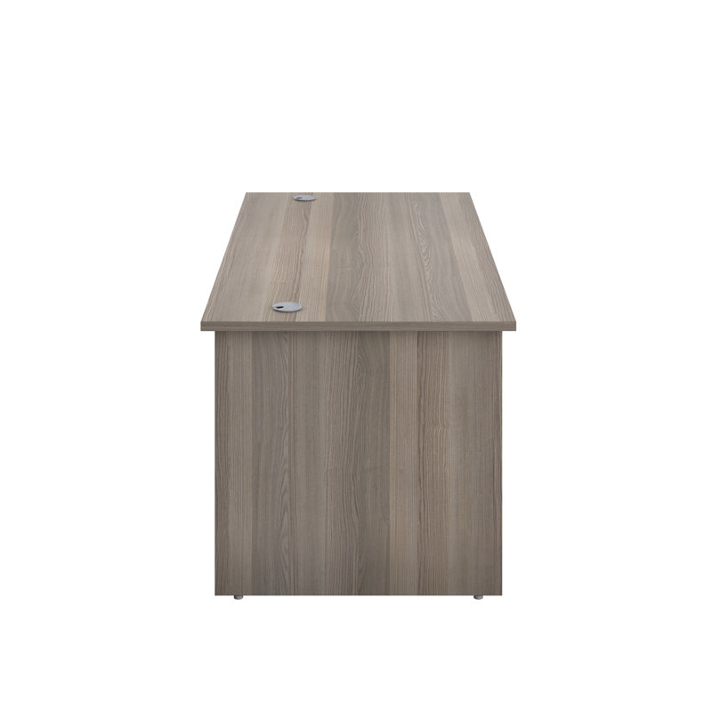 Buariki Desk Shell, 73cm H x 180cm W x 60cm D, Grey Oak