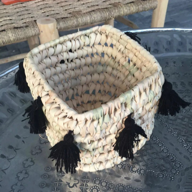 Catch All Basket, Noir
