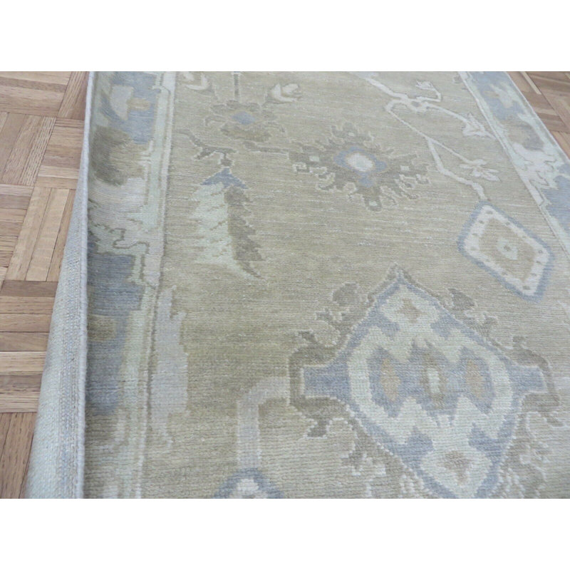 Tapis de couloir oriental brun clair noué à la main 3 pi 3 po x 27 pi 3 po 3F5C49464F604DD7B0AC80BA166ADF2F