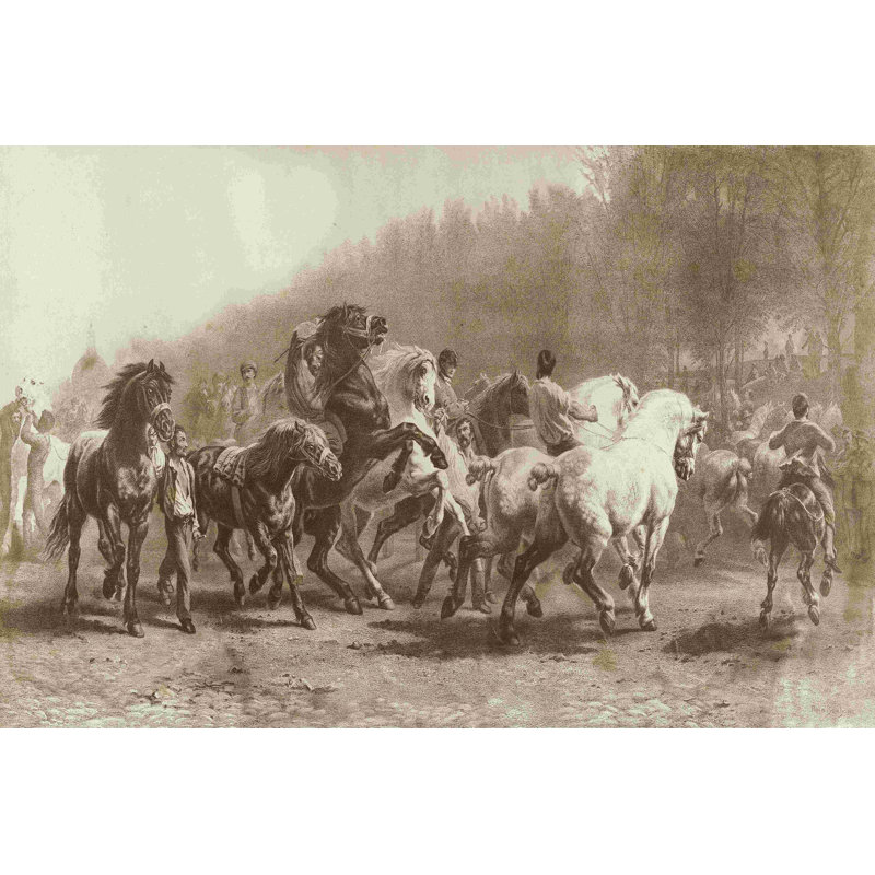 Foire aux chevaux, H 24 po x l 36 po