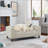 Modern Rectangular Pet Sofa with Armrests and Backrest, Ideal for Small and Medium Dogs-1170255732
