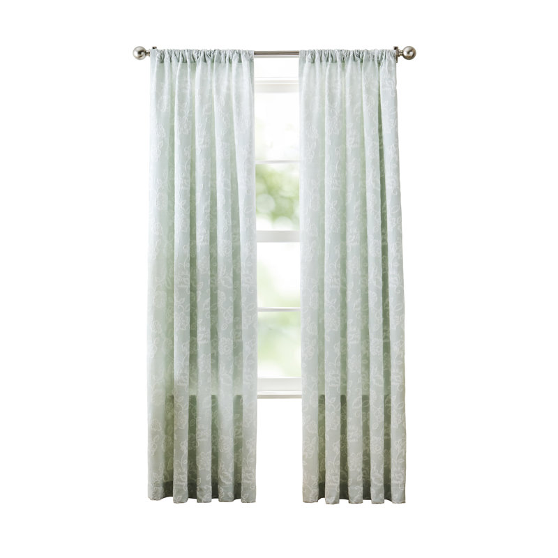Matelassé Raina 95 po sauge Poletop 2pk, L 50 po x L 95 po