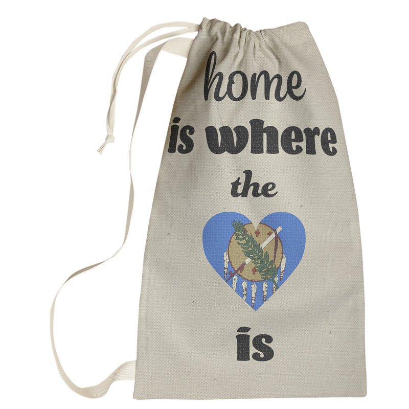 Sac à lessive Heart, Petit (H 64 po x l 20 po x 1,5 po), Oklahoma