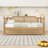 Rattan Wooden Daybed with Twin Trundle-2022014701-2022014703