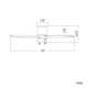 52 Atlantis 3 - Blade Flush Mount Ceiling Fan with Pull Chain and Dimmable LED Light Kit Included
