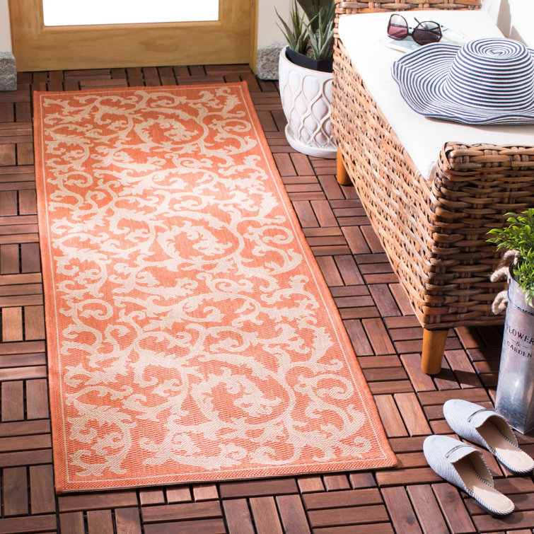 Herefordshire Performance Floral Indoor/Outdoor Area Rug