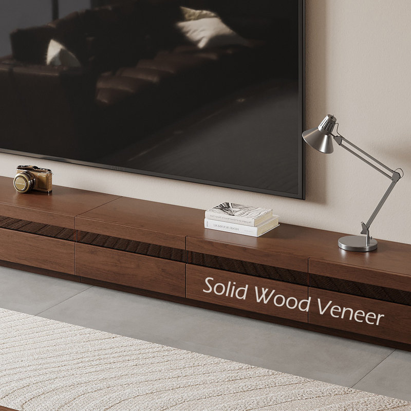 Brown 6 Drawers TV Stand
