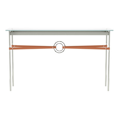 54 in. Glass Console Table