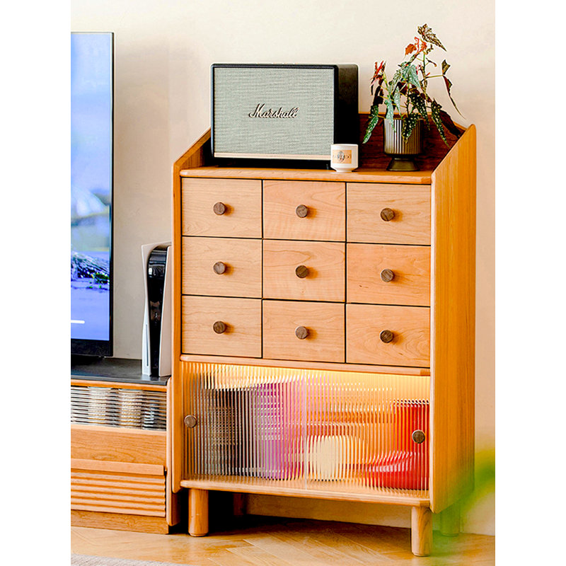 Armoire d'appoint multifonctionnelle exquise à grande capacité