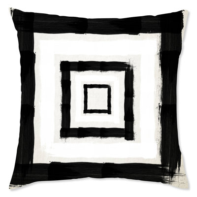 Housse et insert de coussin géométrique carré