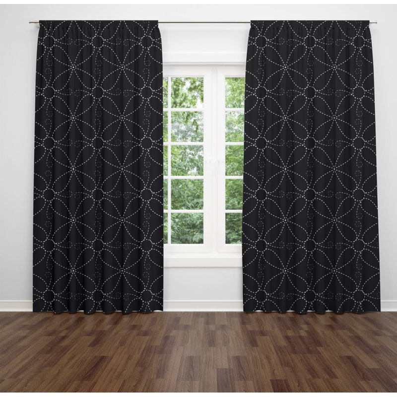 Paire de rideaux obscurcissant Chunchula, L 20 po x L 52 po