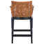 Tabouret de comptoir rembourré Caedon Gianni-1806744776