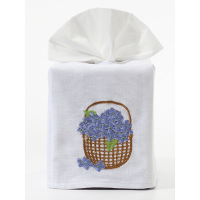 Housse pour boîte en tissu hortensia