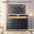 51.2" W Dresser For Bedroom With 13 Drawers And Led Light, Long Dressers With 3-Tier Open Shelf-1423825226