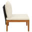 60 cm W Patio Sofa with Cushions