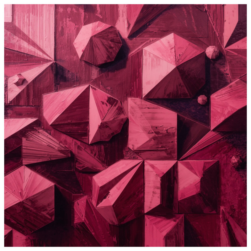 Coussins géométriques géométriques à double face, 26 x 26 inches