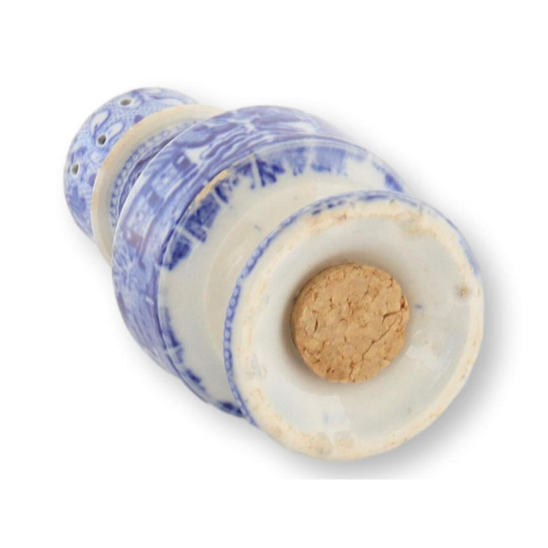 Pot à poivre 1850S Pearlware Willow