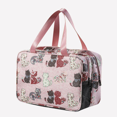Backpack Colorful  Lunch Bag Insulated Lunch Bag Portable Lunch Box Reusable Cats Cooler Tote Bag For School Office Work Picnic Beach