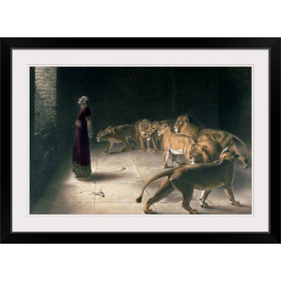 «Daniel in the Lions Den» par Briton Riviere, reproduction d'art