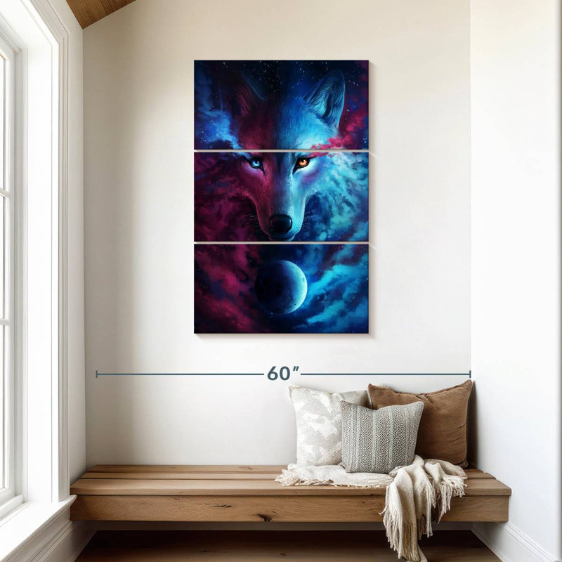 Brampt Where Light And Dark Meet, 45" H x 28" W