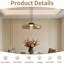 Luminaire suspendu en verre fumé, luminaire suspendu pour îlot de cuisine monocouche, luminaire suspendu de style nordique-77208516